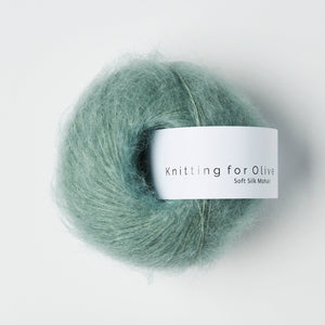 Knitting for Olive Soft Silk Mohair Dusty Aqua 