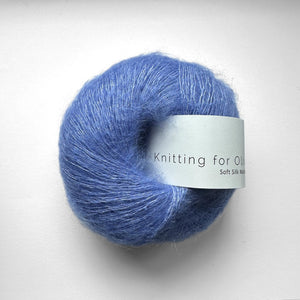 Knitting for Olive Soft Silk Mohair Lavender Blue 