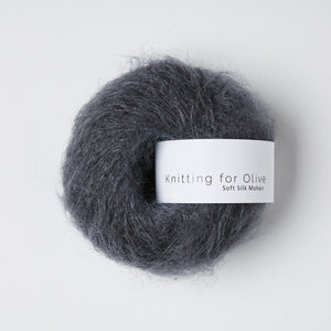 Knitting for Olive Soft Silk Mohair Midnight 