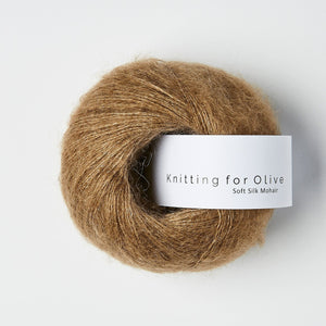 Knitting for Olive Soft Silk Mohair Nut Brown 