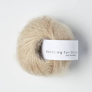 Knitting for Olive Soft Silk Mohair Oatmeal 