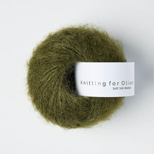 Knitting for Olive Soft Silk Mohair Slate Green 