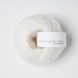 Knitting for Olive Soft Silk Mohair Snowflake 