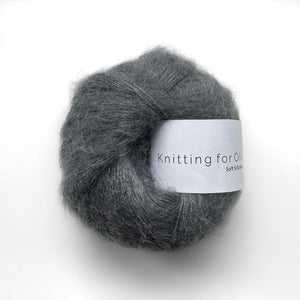 Knitting for Olive Soft Silk Mohair Thunder Cloud 