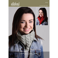 Lace Cowl & Cable Cowl pattern  in Ashford Tekapo 12 Ply