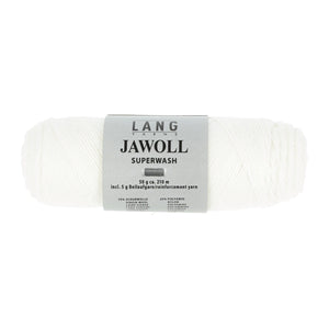 Lang Jawoll Sock Yarn 0001 White 
