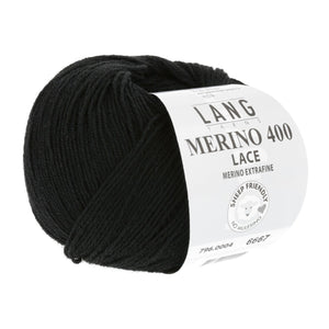 Lang Merino 400 Lace 0004 Black 