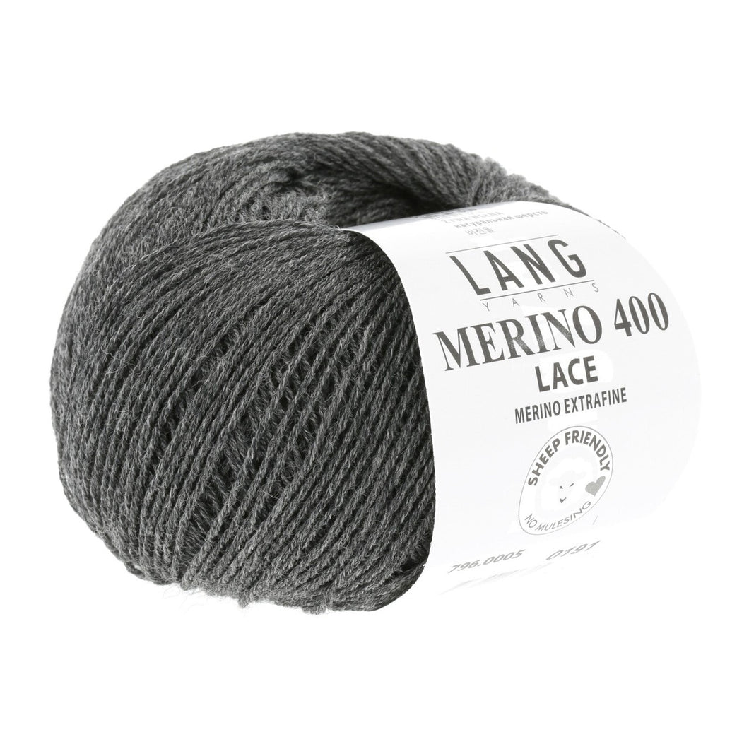 Lang Merino 400 Lace 0005 Charcoal 