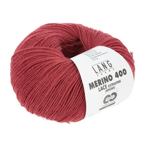 Lang Merino 400 Lace 0061 Red 