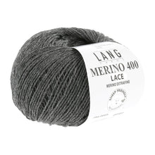 Load image into Gallery viewer, Lang Merino 400 Lace 0005 Charcoal 

