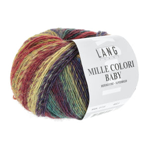 Lang Mille Colori Baby 4ply Merino Yarn 0155 All the colours 