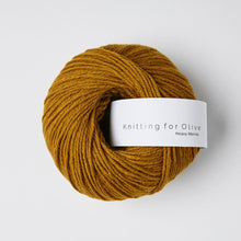 Load image into Gallery viewer, Last Dyelots of Knitting for Olive Yarn Bases Heavy Merino Dark Ochre (97794) 
