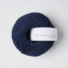 Load image into Gallery viewer, Last Dyelots of Knitting for Olive Yarn Bases Heavy Merino Navy Blue (97987) 
