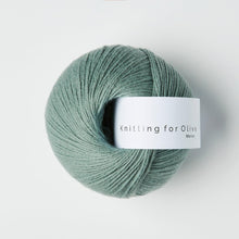 Load image into Gallery viewer, Last Dyelots of Knitting for Olive Yarn Bases Merino Dusty Aqua (99233) 
