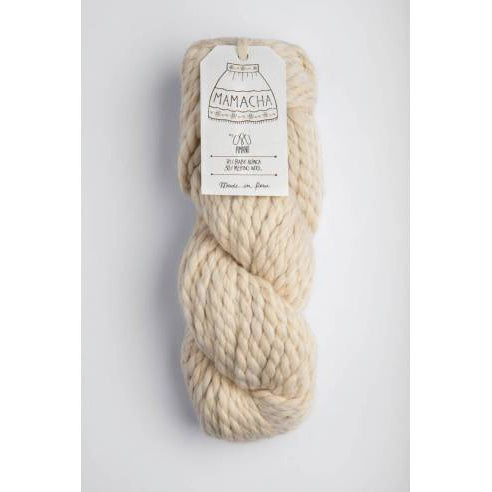 Mamacha Chunky Melange Alpaca Merino Wheat 8001 