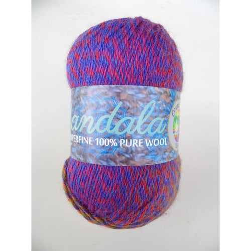 Mandala 8Ply Wine / Purple 