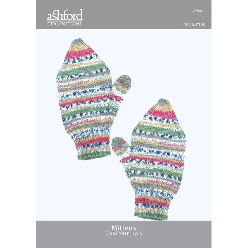 Mittens Pattern for Opal Sock 4 Ply Yarn