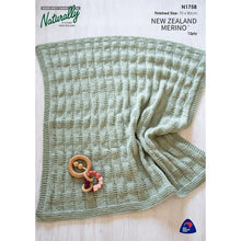 Load image into Gallery viewer, N1758 Textured Baby Pram Blanket Pattern 12 ply 
