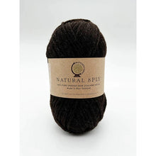 Load image into Gallery viewer, Natural Undyed NZ Wool 8ply Chocolate 
