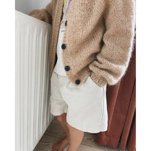 Load image into Gallery viewer, Novice Cardigan Junior Knitting Pattern Chunky Edition 
