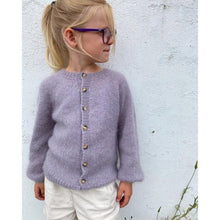Load image into Gallery viewer, Novice Cardigan Junior Knitting Pattern Mohair Edition by PetiteKnit 

