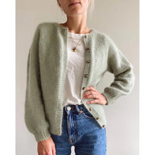 Load image into Gallery viewer, Novice Cardigan Mohair Edition Knitting Pattern by PetiteKnit 
