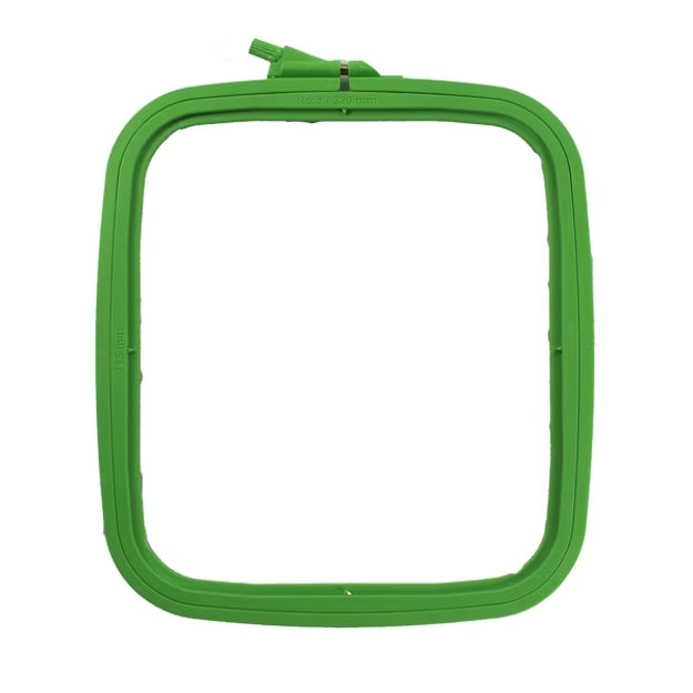 Nurge Rectangular Plastic Hoop Green 