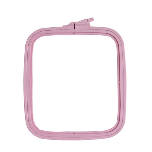 Nurge Rectangular Plastic Hoop Pastel Pink 