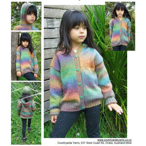 P310 Child's Hoodie DK Knitting Pattern 