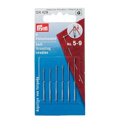 Prym Self Threading Needles with Split Eye No. 5-9 Assorted 5 - 9 