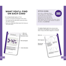 Load image into Gallery viewer, RSN Stitch Bank: The Embroidery Stitches Card Deck 
