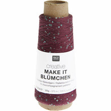 Load image into Gallery viewer, Rico Creative Make It Blumchen Sequinned Thread Cones 
