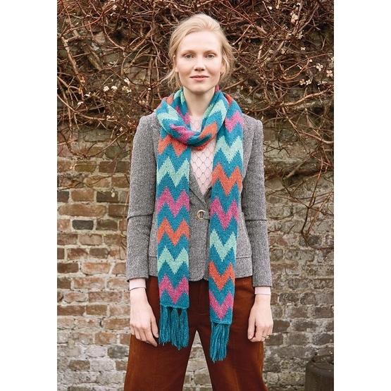 Rowan Zig Zag Scarf Pattern