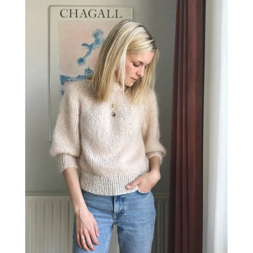 Saturday Night Sweater Knitting Pattern by PetiteKnit 