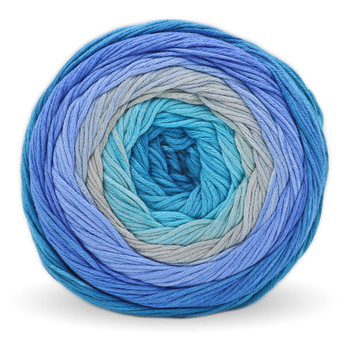 Sesia Iride 4ply Cotton Gradient Mediteranean Sea 