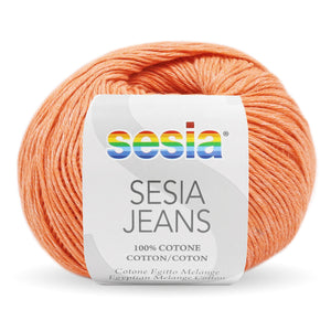 Sesia Jeans Egyptian Cotton 4ply 112 Orange 
