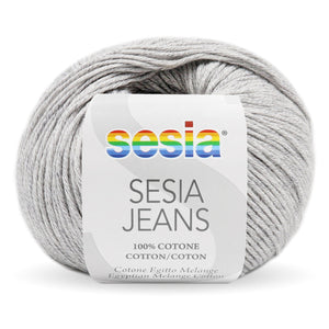 Sesia Jeans Egyptian Cotton 4ply 12 Sweatshirt Grey - dyelot 2 