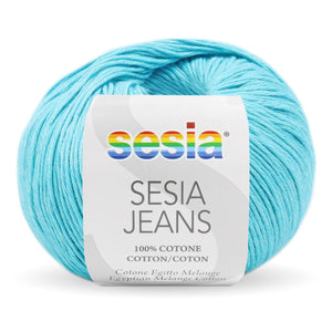 Sesia Jeans Egyptian Cotton 4ply 758 Turquoise 