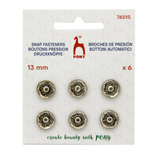 Load image into Gallery viewer, Snap Fasteners Nickel 13mm 
