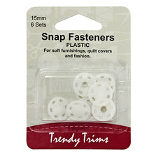 Load image into Gallery viewer, Snap Fasteners Plastic 15mm 
