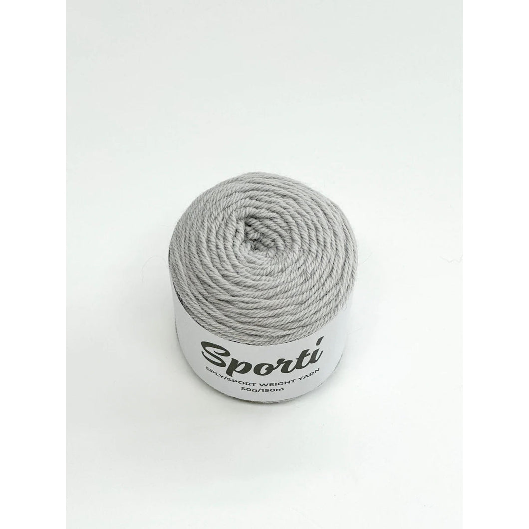 Sporti 5ply Merino Alpaca Blend Silver 