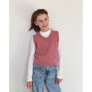 Stockholm Slipover Junior Knitting Pattern by PetiteKnit 