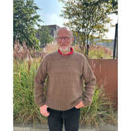 Storm Men's Sweater Knitting Pattern by PetiteKnit 