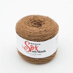 Tweedie Easy Wash Sox Alpaca 4Ply Sock Yarn Biscuit Tweed 