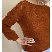 Load image into Gallery viewer, Iris Sweater Shop Sample in Terracotta Army 
