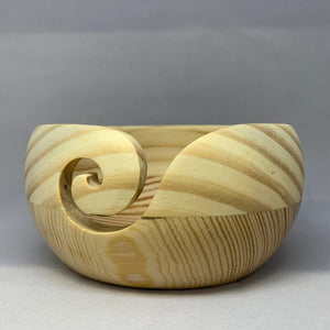 Wooden Yarn Bowls Natural Pine 