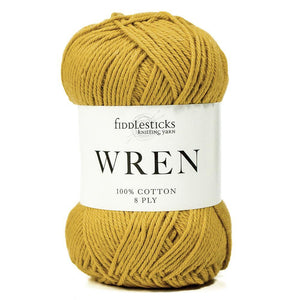 Wren Cotton DK 8Ply Mustard