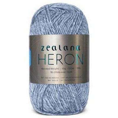 Zealana Heron Worsted H01 Cloud Blue