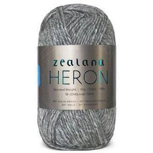 Zealana Heron Worsted H11 Silver