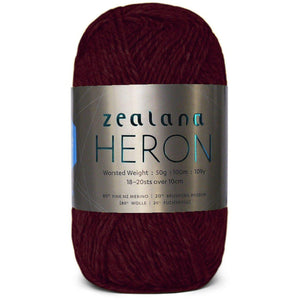 Zealana Heron Worsted H14 Pinot Noir